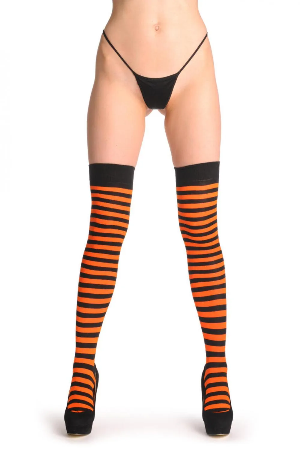 Orange & Black Stripes