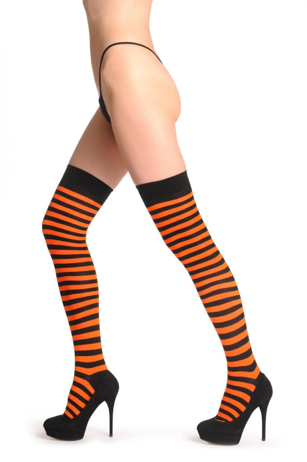 Orange & Black Stripes