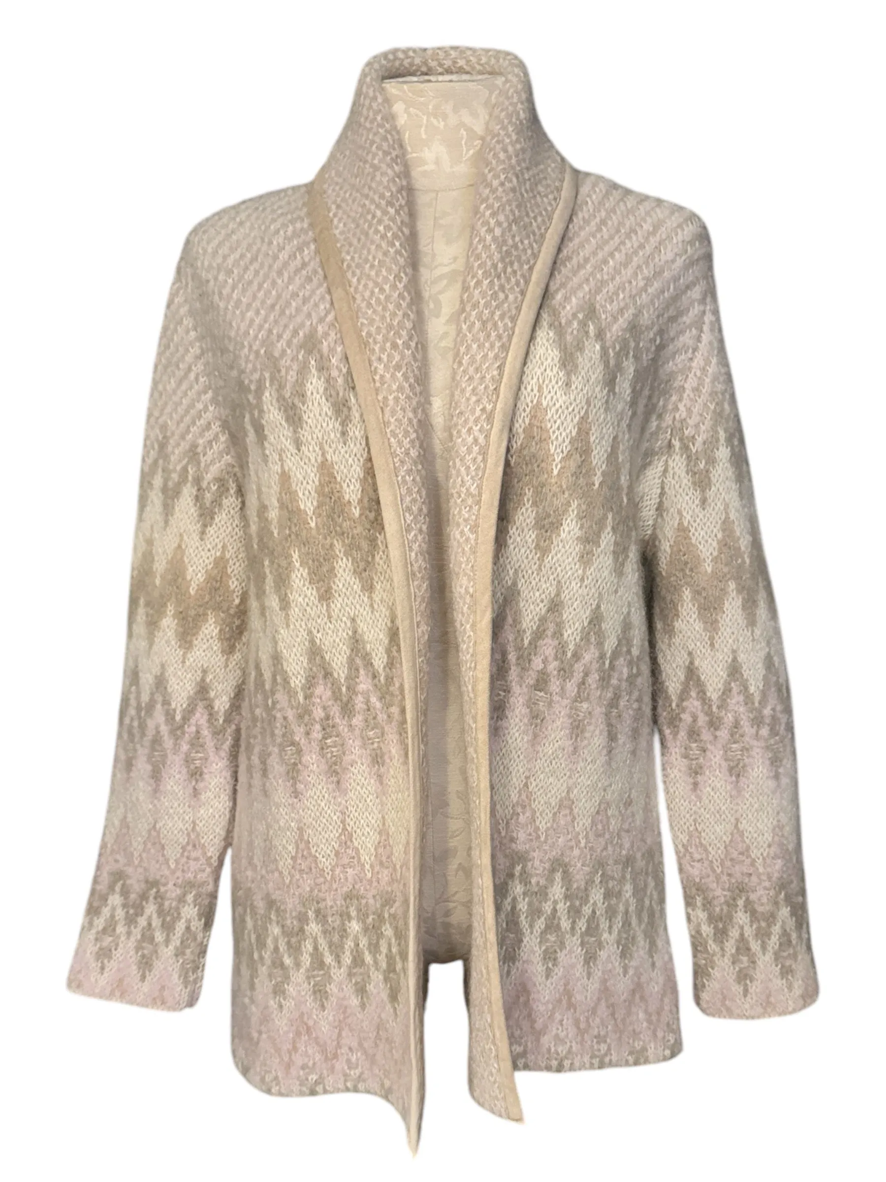 Purotatto Alpaca and Wool Shawl Cardigan