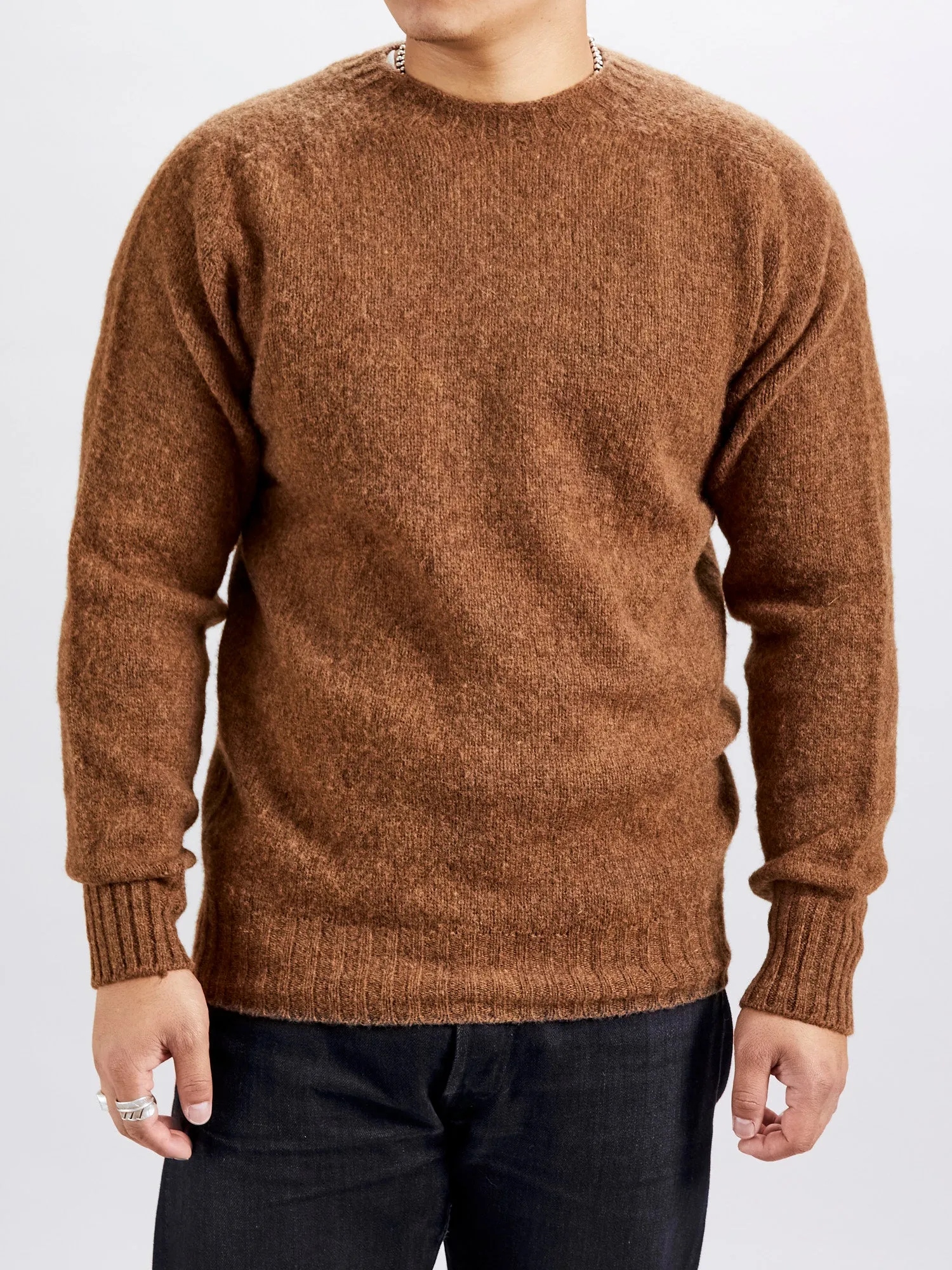 "Birth of the Cool" Wool Sweater in Nuts