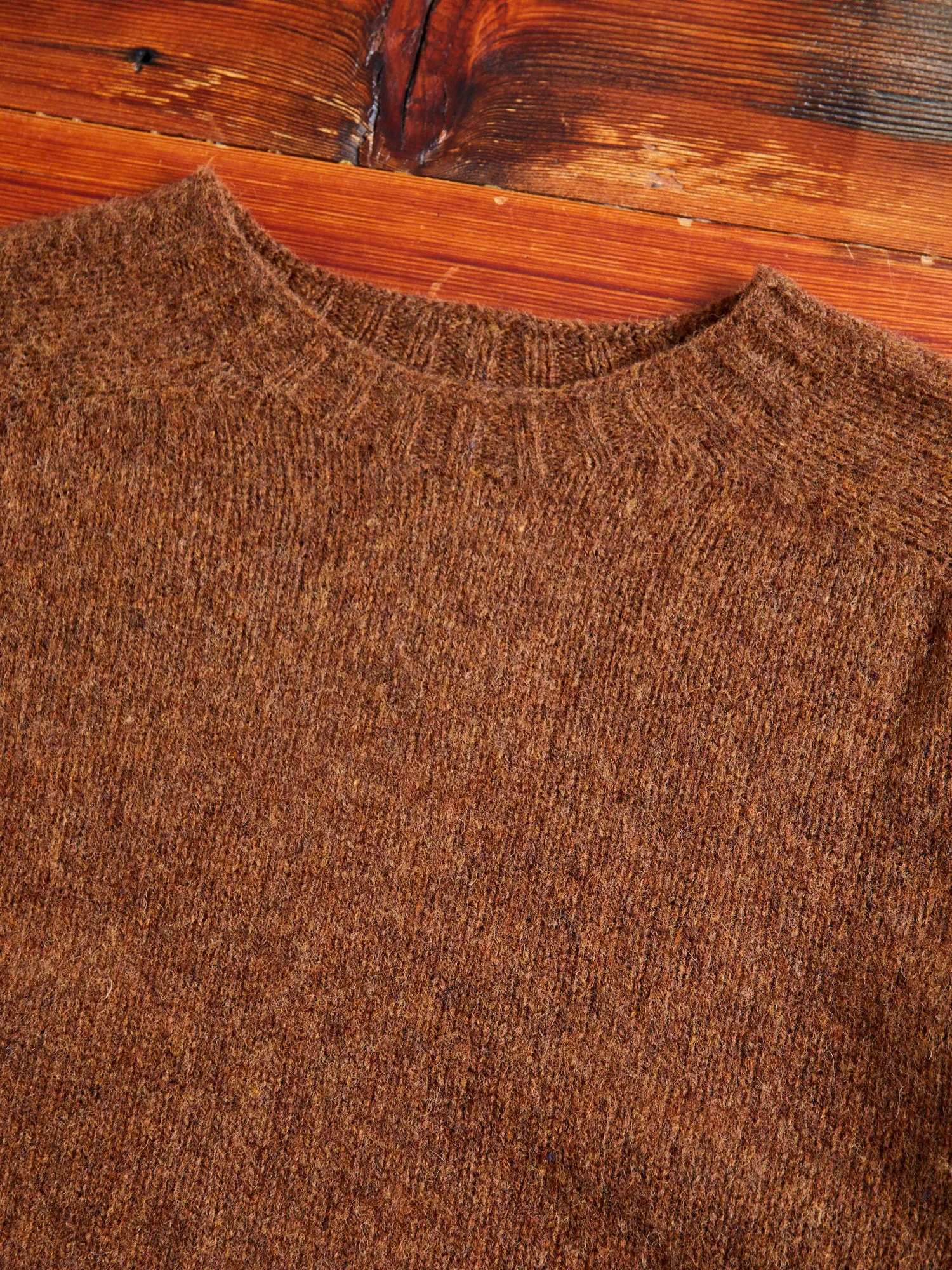 "Birth of the Cool" Wool Sweater in Nuts