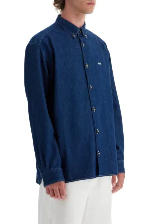 "lightweight denim mathias shirt