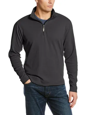 Reyn Spooner - Pumehana, Onyx Men's Zip Neck Lightweight Casual Pullover