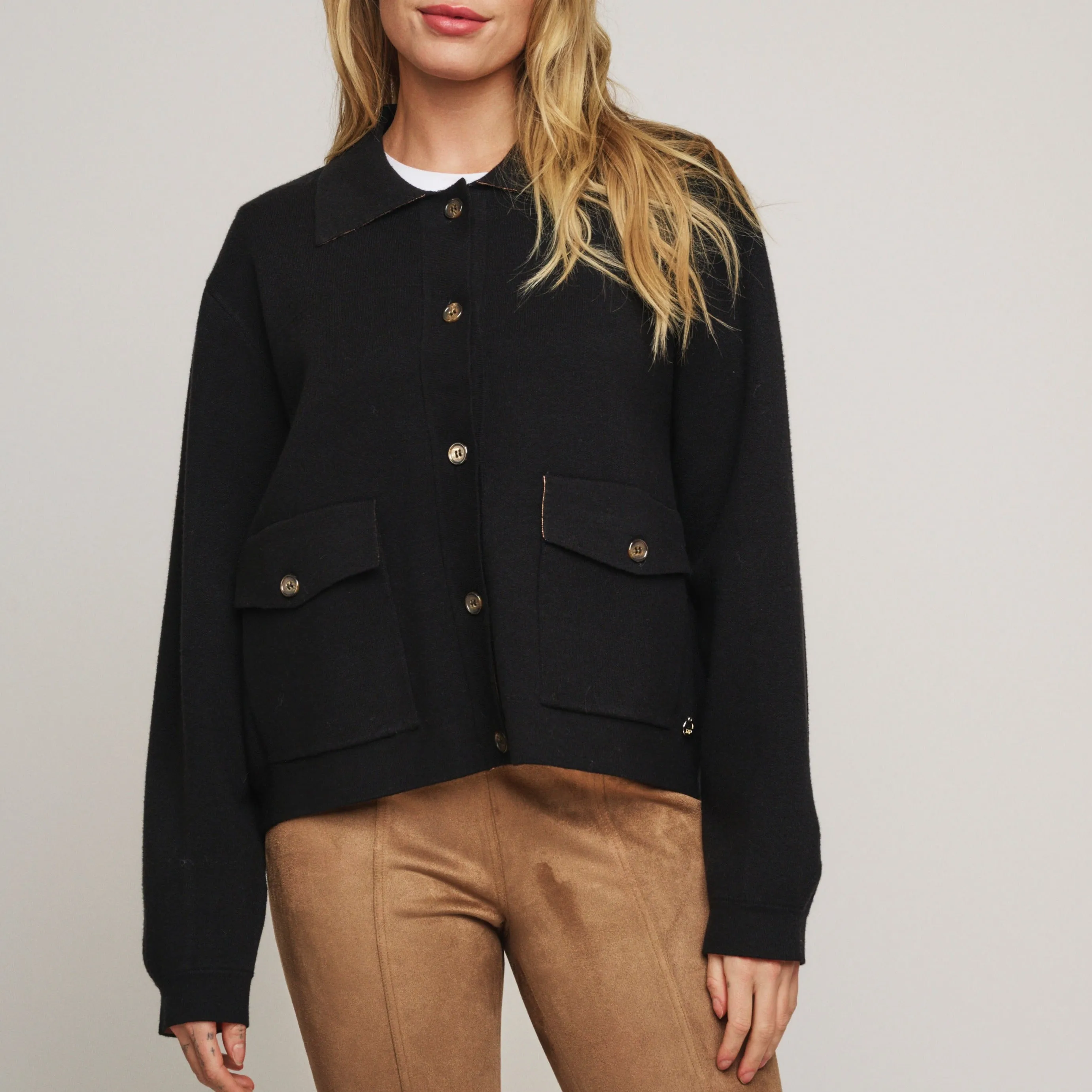 Rila Short Jacket - Black Twig