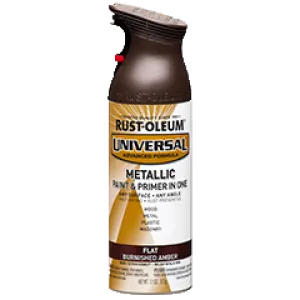 Rust-Oleum® Flat Metallic Spray Paint Flat Burnished Amber