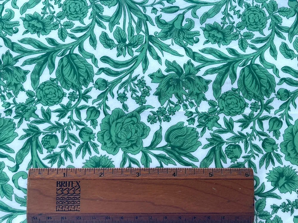 Sambourne Emerald Liberty of London Tana Cotton Lawn (Made in Italy)