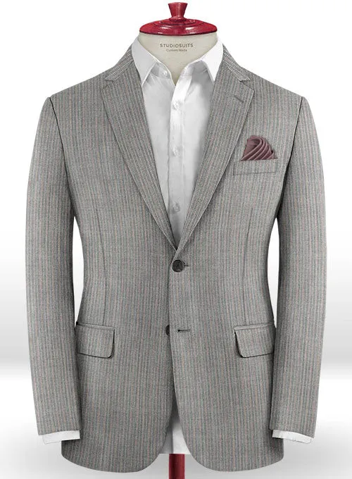 Scabal Anto Gray Wool Jacket