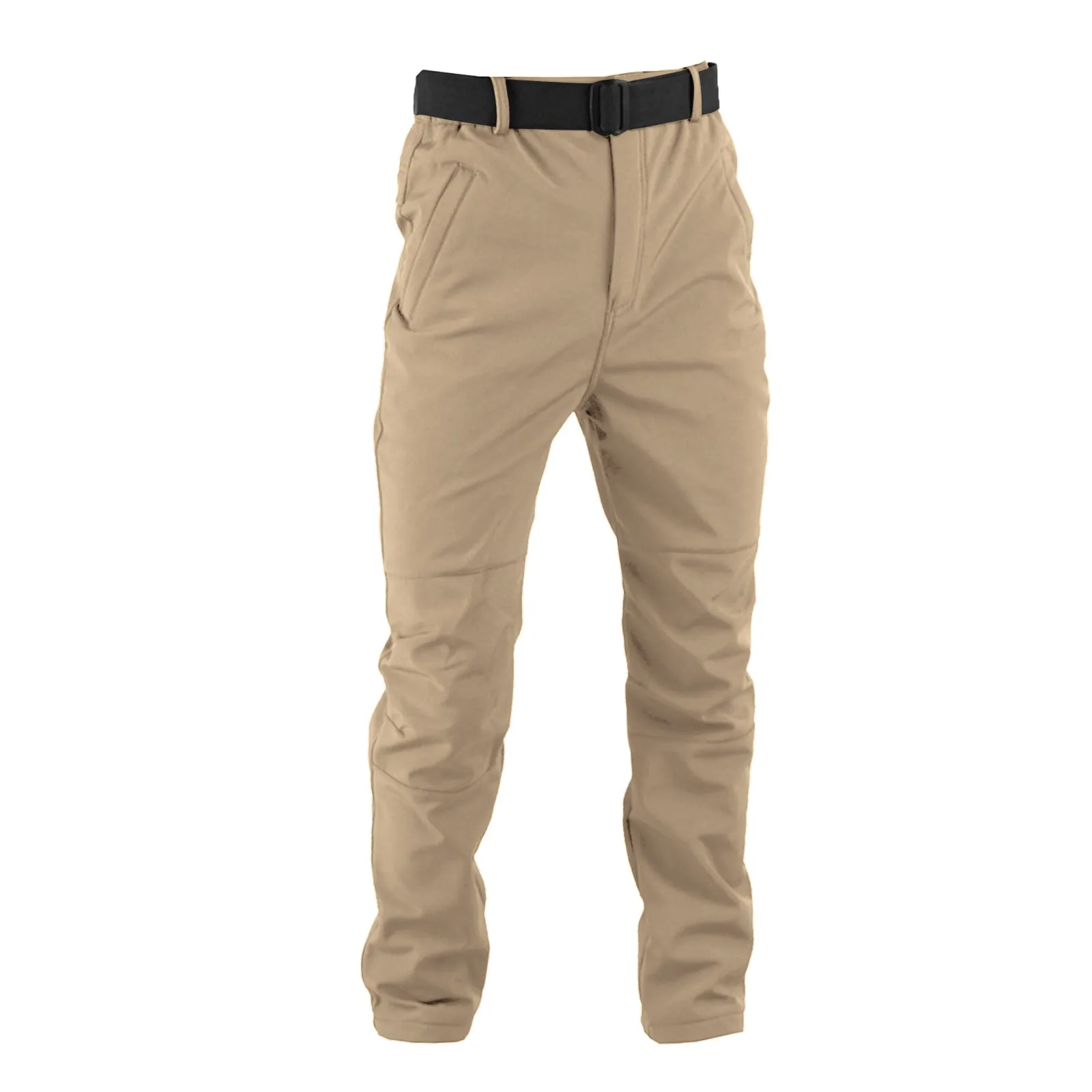 SHARKSKIN FUNCTIONAL WATERPROOF WARM FLEECE SLIM CARGO PANTS(WITH BELT)