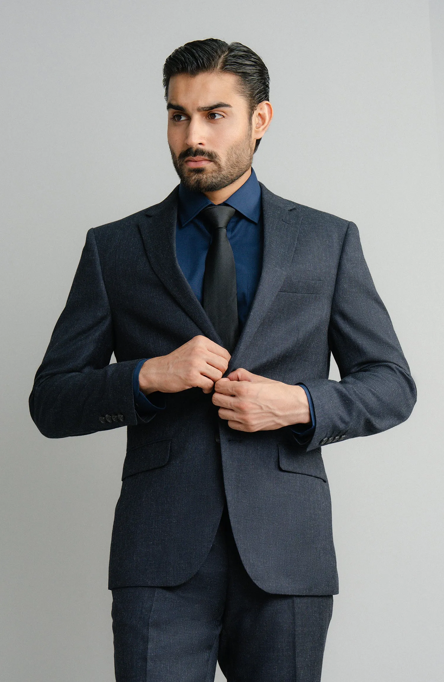 SHARP (2 PC) - TEXTURED DARK GREY