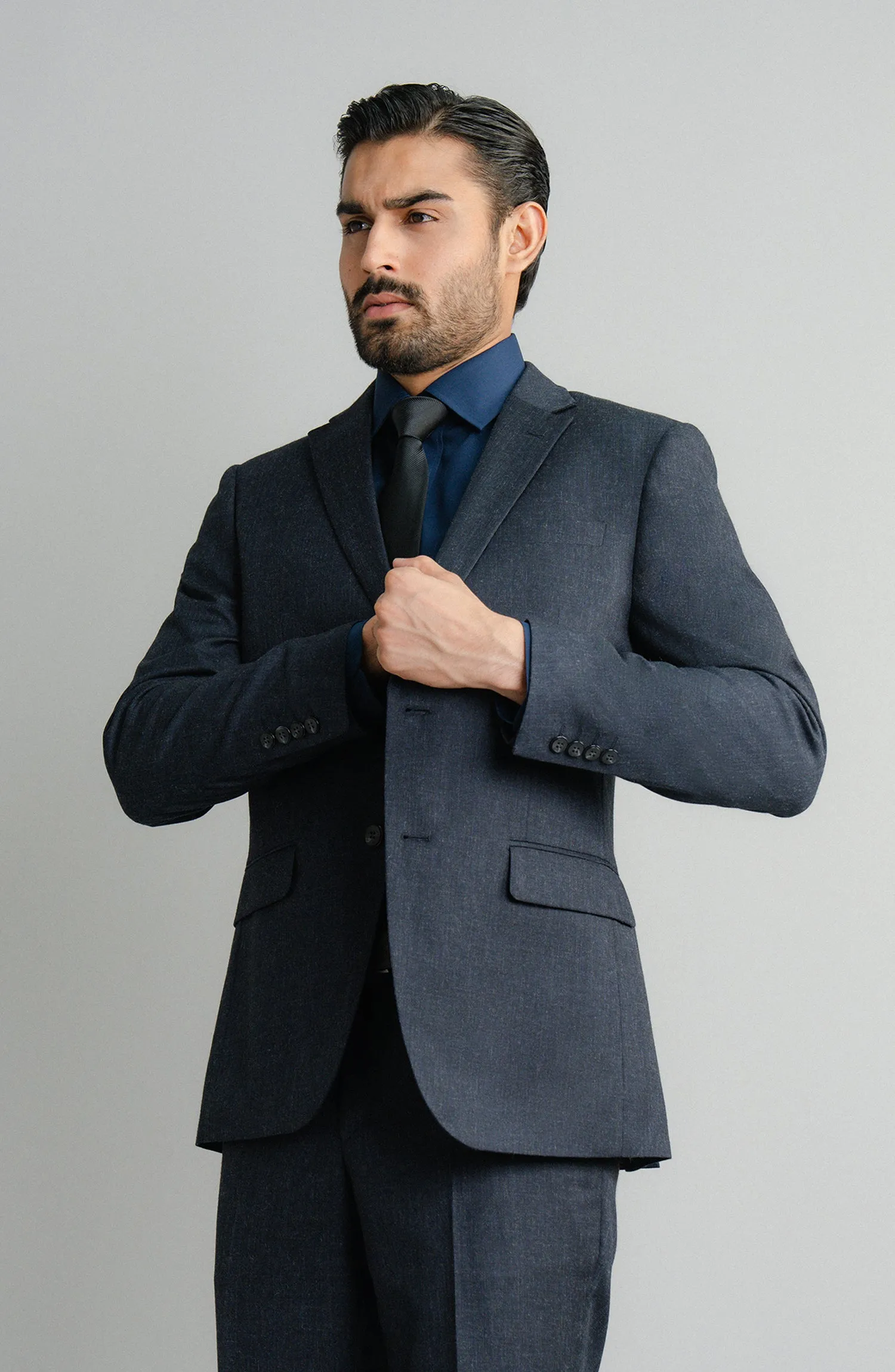 SHARP (2 PC) - TEXTURED DARK GREY