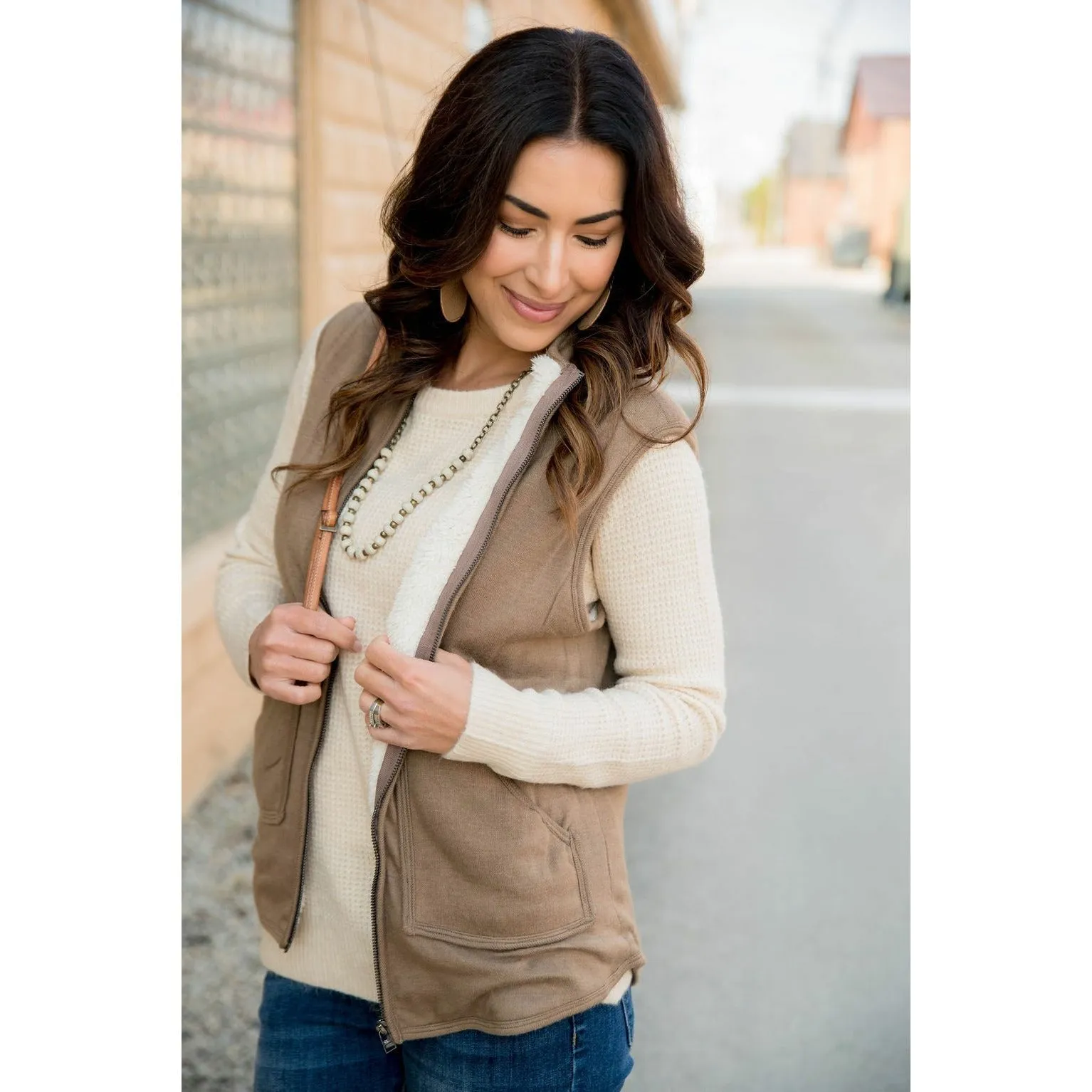 Sherpa Lined Vest