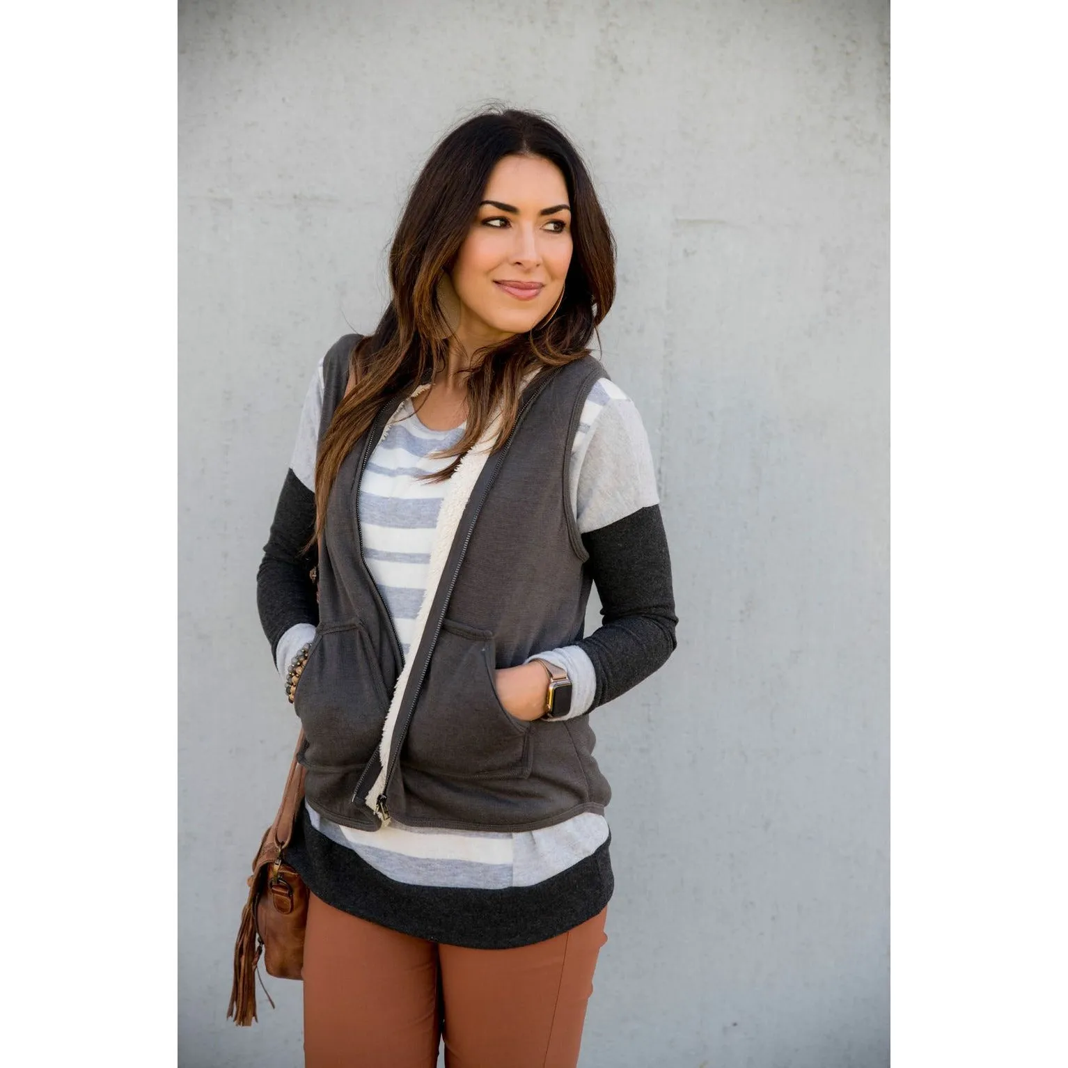 Sherpa Lined Vest