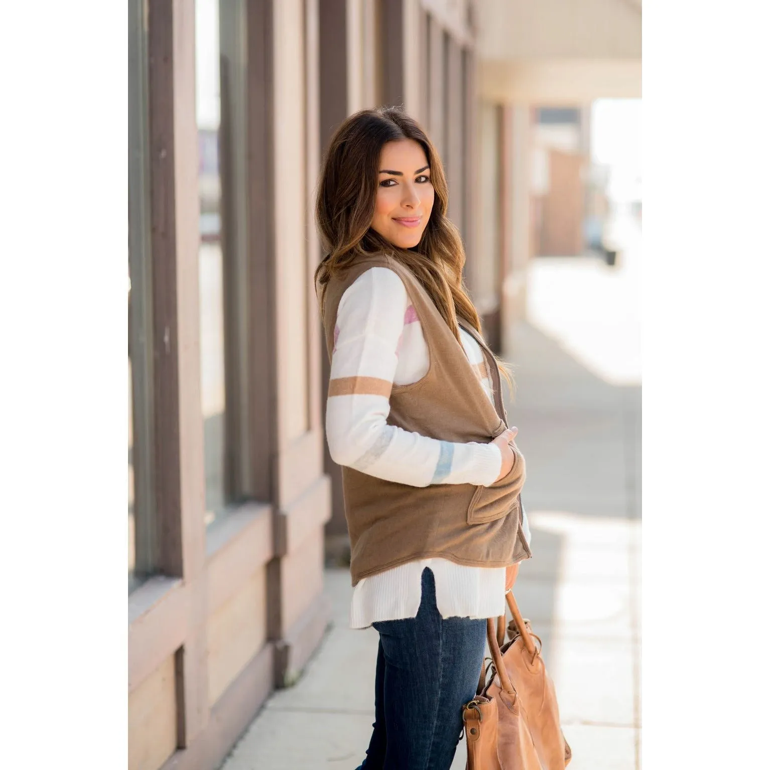 Sherpa Lined Vest