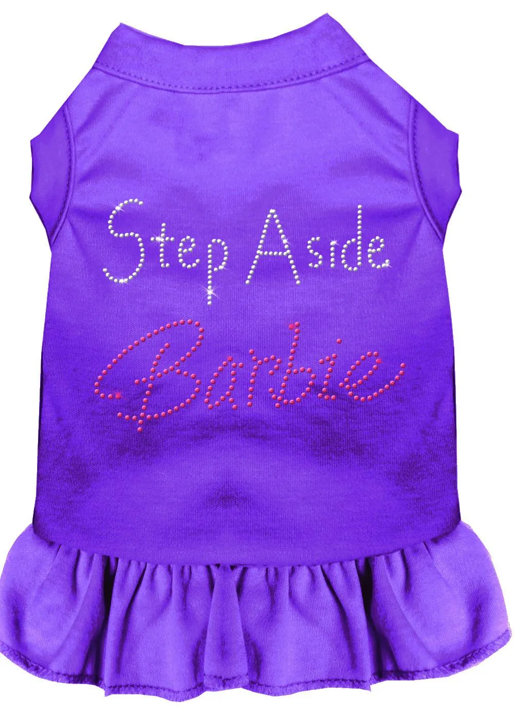 Step Aside Barbie Rhinestone Dress Purple Xl (16)