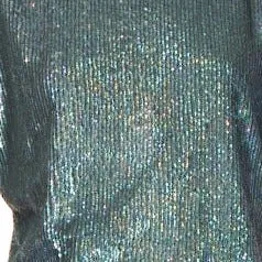 SUBLIME BLUE SEQUIN ELBOW SLEEVE TOP