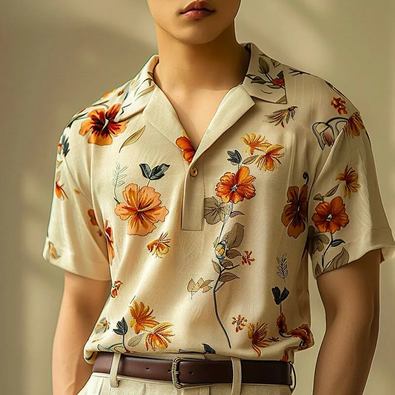 SUNSET VISTA FLORAL SHIRT