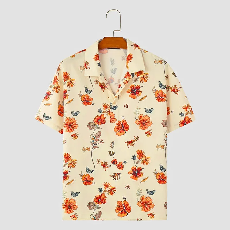 SUNSET VISTA FLORAL SHIRT