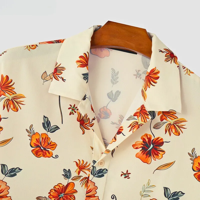 SUNSET VISTA FLORAL SHIRT