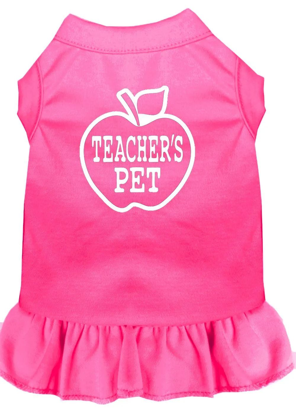 Teachers Pet Screen Print Dress Bright Pink Sm (10)