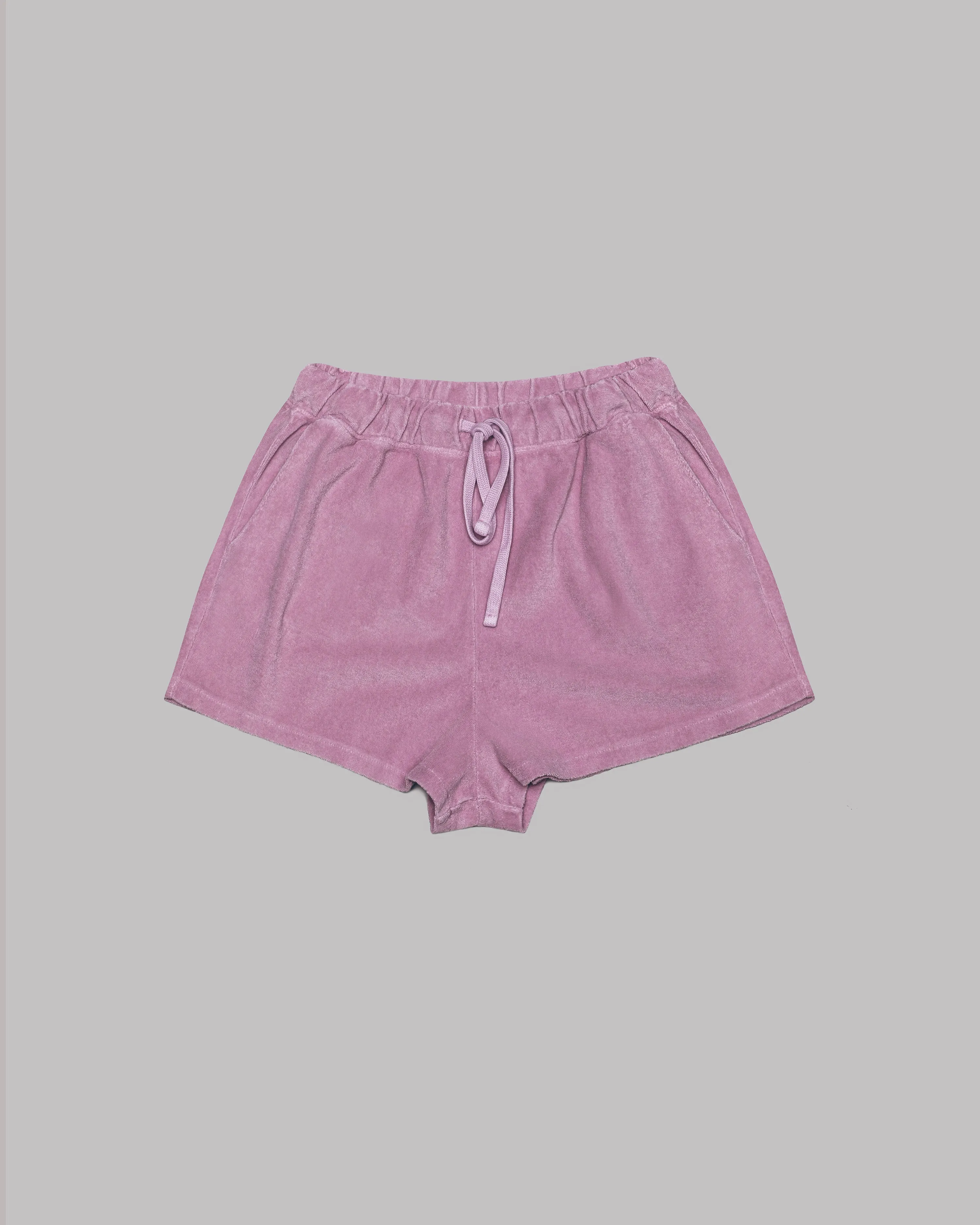 The Pink Towelling Co-Ord Shorts