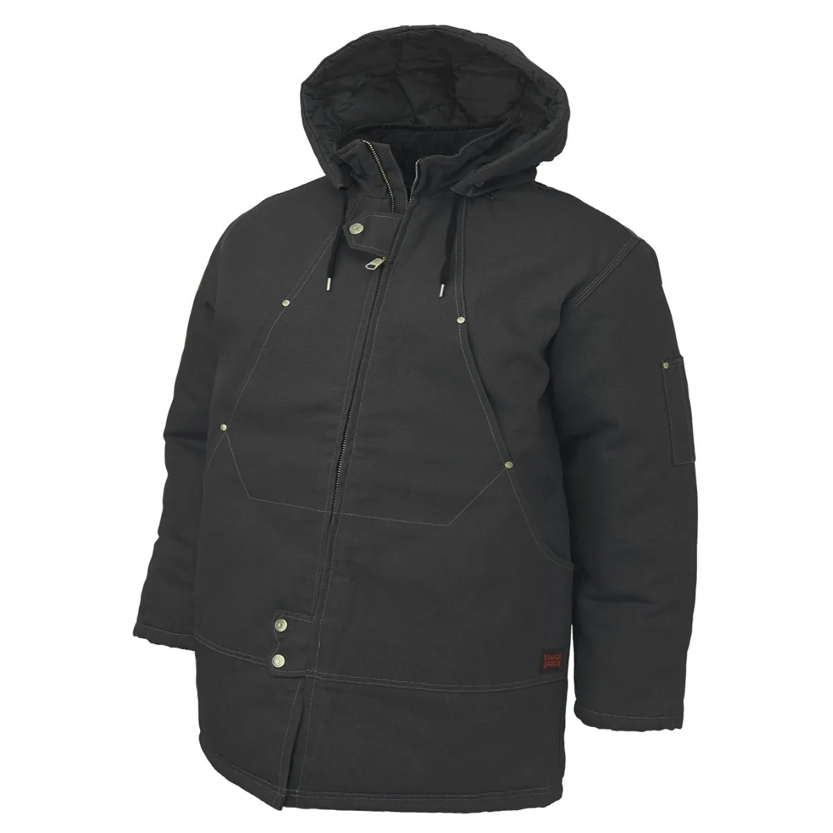 Tough Duck Men's Abraham Hydro Winter Work Parka WJ18 - BLACK