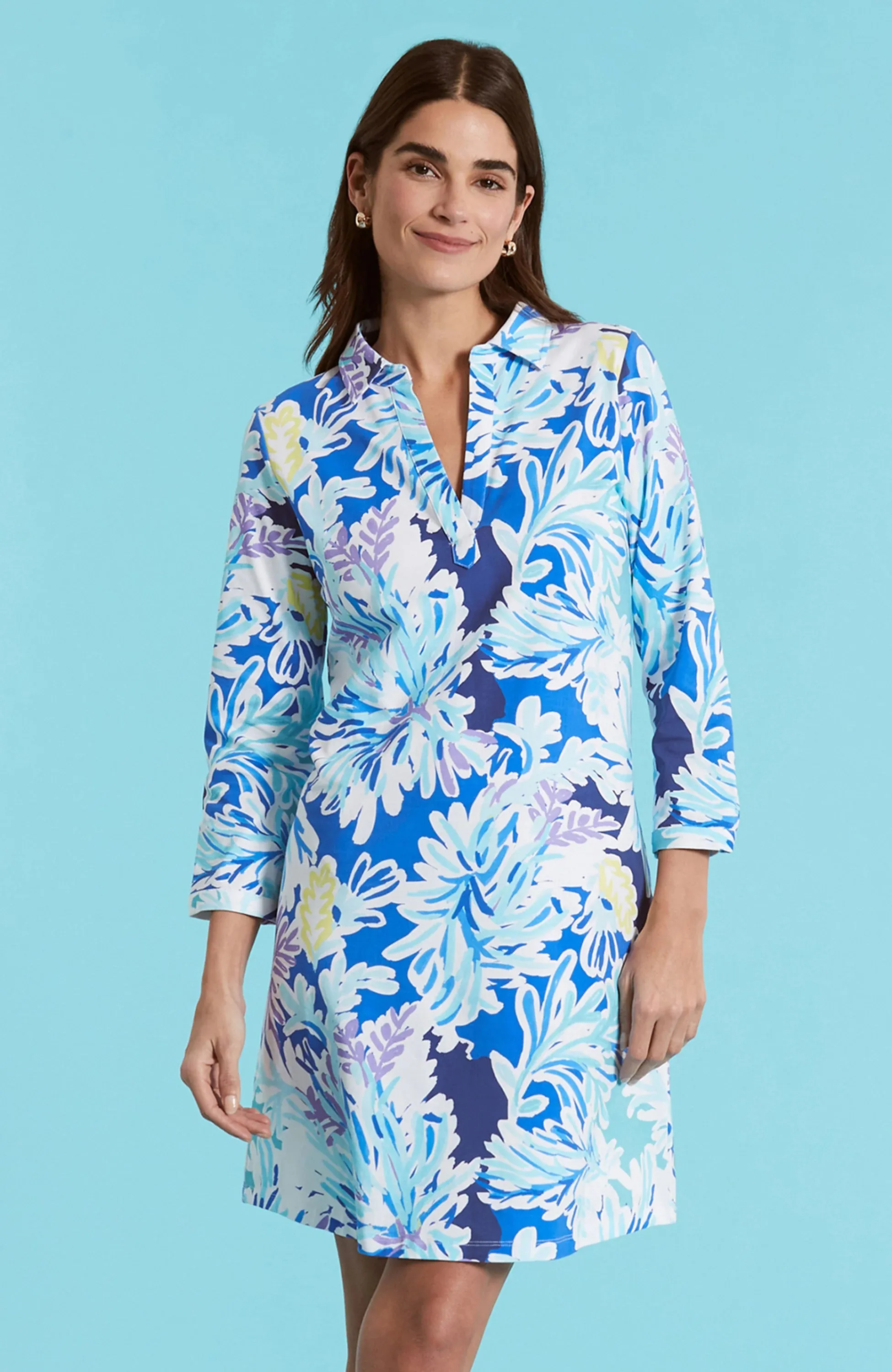 Tyler Boe Johnny Sea Floral Dress Multi