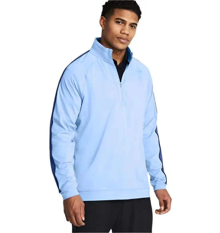 Under Armour Mens Storm Midlayer 1/2 Zip Horizon Blue/Tech Blue/White