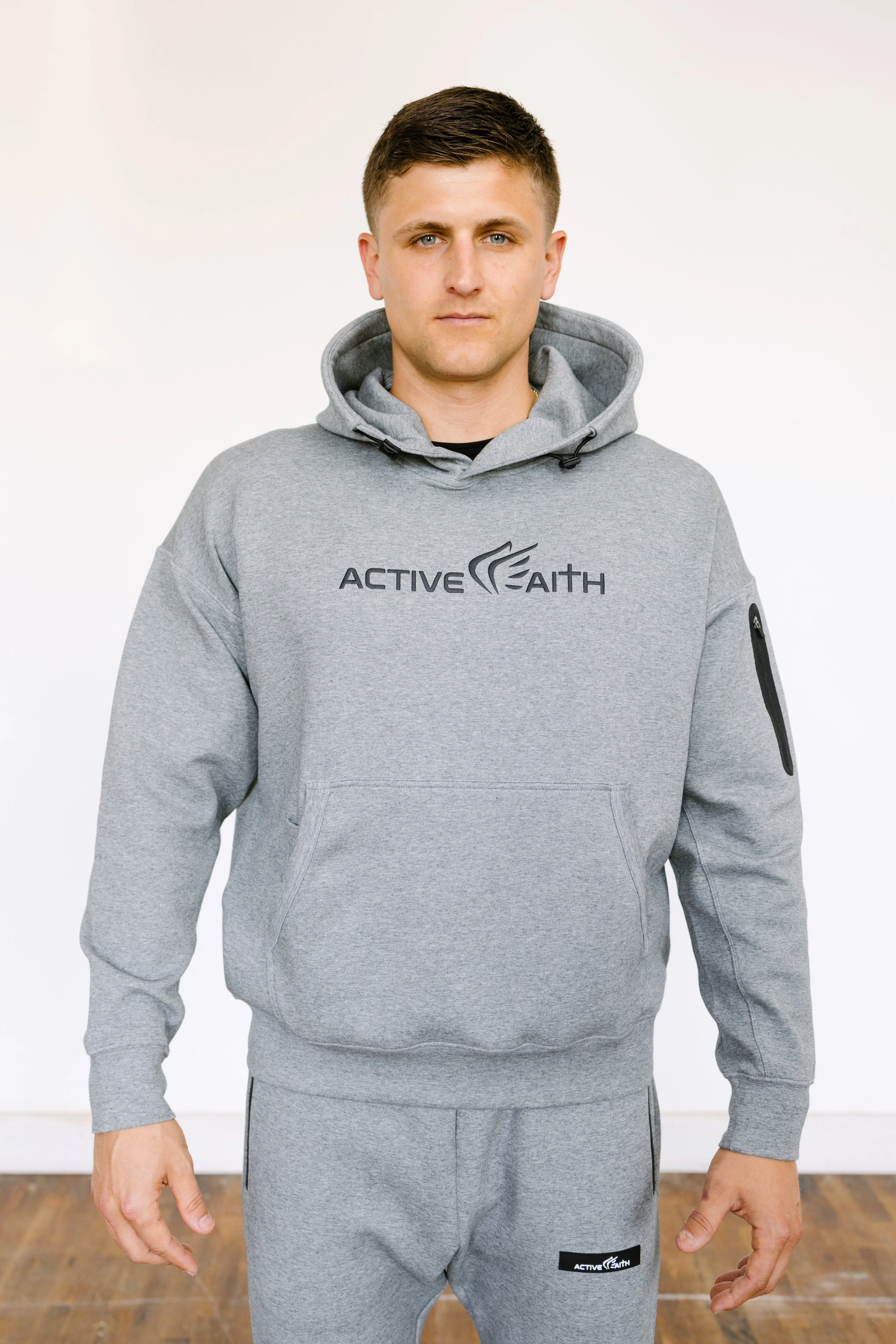 Unisex Active Faith Puff Print Hoodie