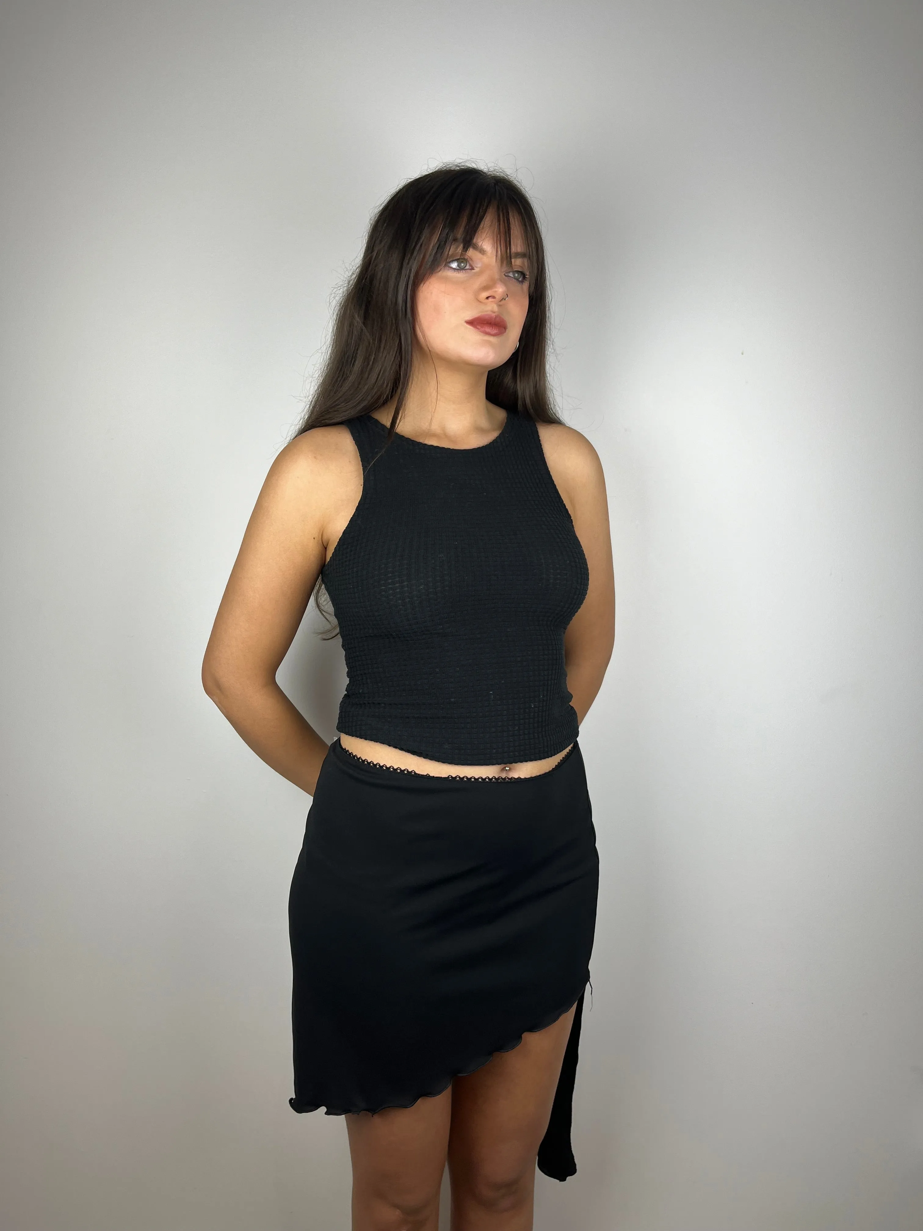 Vintage Y2K Asymmetrical Skirt