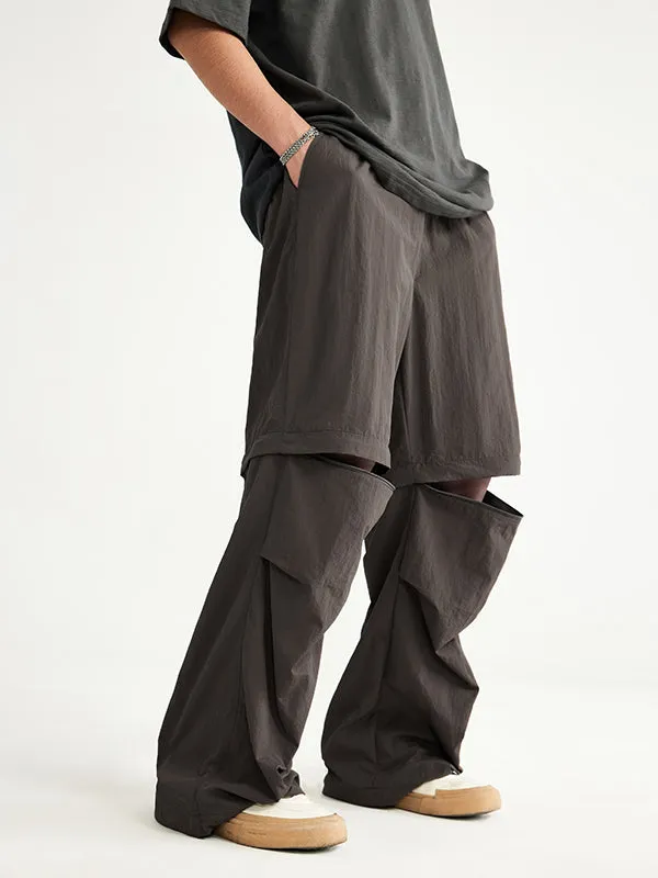 Waterproof Detachable Shorts/Pants in Brown Color