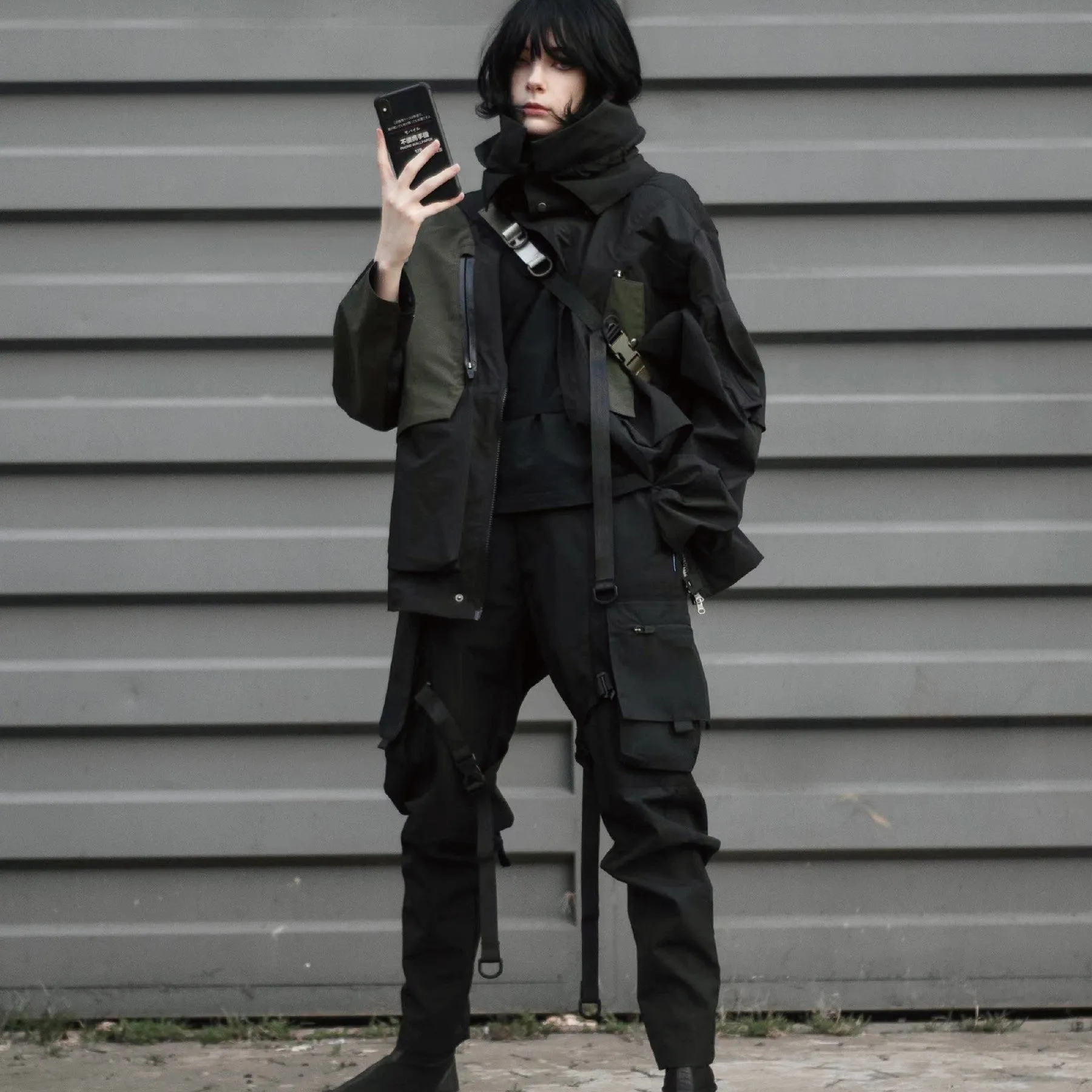 Waterproof Locomotive Tapered Ankle Pants