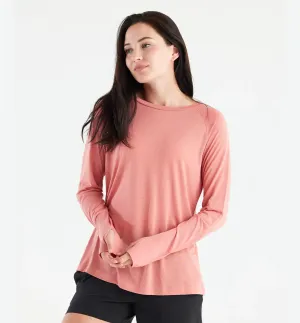 Women's Bamboo Lightweight Long-Sleeve II - Bright Clay