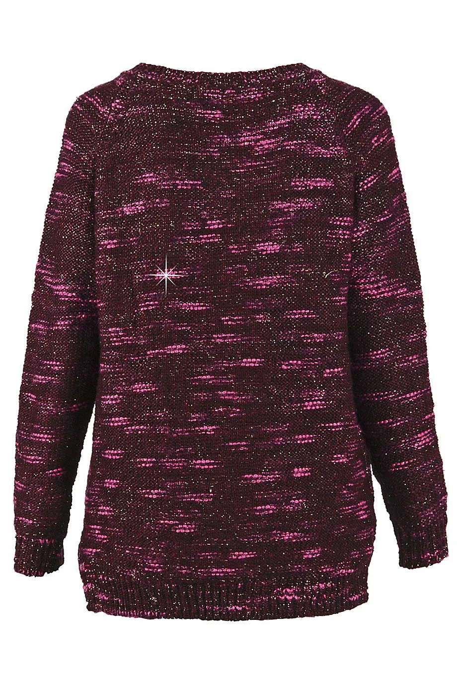 ZONIA Bordeaux Loose Knit Jumper